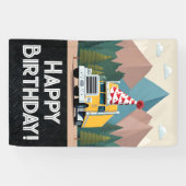 セミトラックハッピーバースデーパーティークール輸送 横断幕 (横)