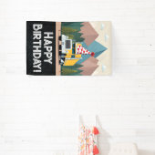 セミトラックハッピーバースデーパーティークール輸送 横断幕 (インサイチュ)