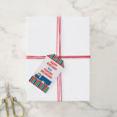 セミトラックパーソナライズされたギフトラベル ギフトタグ (より糸付き)