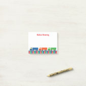 セミトラックパーソナライズされたコンボイ後メモ帳 ポストイット (デスク上)