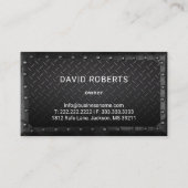 セミトラックプロフェッショナル金属フレーム台車 名刺 (裏面)