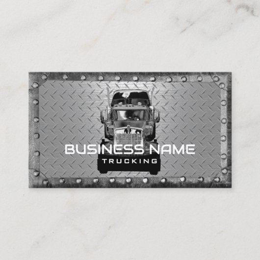 セミトラックプロフェッショナル金属フレーム台車 名刺 (正面)