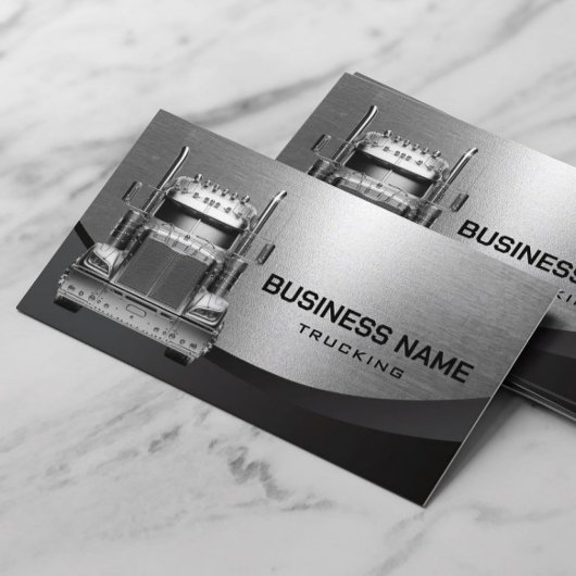 セミトラックモダン金属プロフェッショナルトラック 名刺