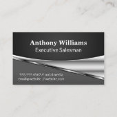 セミトラックロゴメタル |鋼パターン 名刺 (裏面)