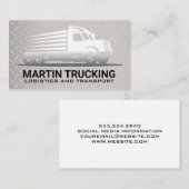 セミトラックロゴ | スチールプレート 名刺 (正面/裏面)