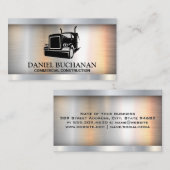 セミトラックロゴ |メタリック 名刺 (正面/裏面)