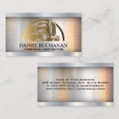 セミトラックロゴ | 金ゴールドメタリック名刺 名刺 (正面/裏面)