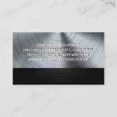 セミトラックロゴ |金属ブラシ 名刺 (裏面)