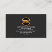 セミトラック名ホルダーデュアルトーンカラートラック 名刺 (裏面)