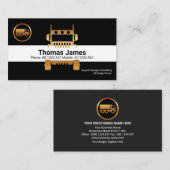 セミトラック名ホルダーデュアルトーンカラートラック 名刺 (正面/裏面)