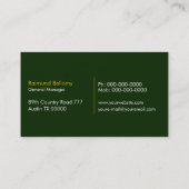 セミトラック名刺 名刺 (裏面)