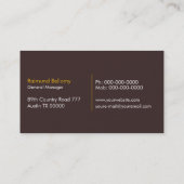 セミトラック名刺 名刺 (裏面)