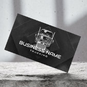 セミトラック抽象芸術ブラックプロフェッショナルトラック 名刺