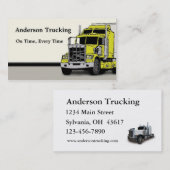 セミトラック貨物配送業者カード 名刺 (正面/裏面)