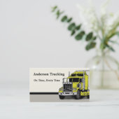 セミトラック貨物配送業者カード 名刺 (スタンド正面)