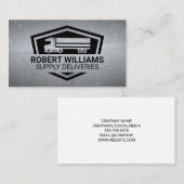 セミトラック輸送用品のロゴ 予約カード (正面/裏面)