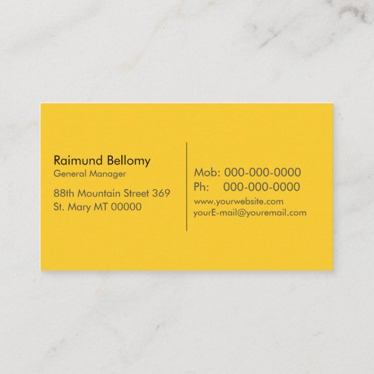 セミトラック運搬及びロジスティックの名刺 名刺 (裏面)