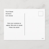 セミトラック運搬干し草移動 シーズンポストカード (裏面)