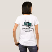 セミトラック グリーン Tシャツ (裏面フル)