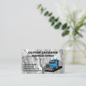 セミトラック | コンクリートロックテクスチャー名刺 名刺 (スタンド正面)