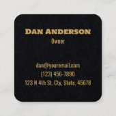 セミトラック テンプレート スクエア名刺 (裏面)