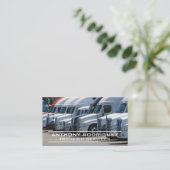 セミトラック |トランスポート 名刺 (スタンド正面)