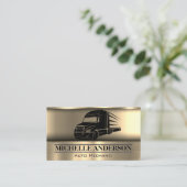 セミトラック | メタリックバックグランド名刺 名刺 (スタンド正面)