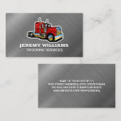 セミトラック | メタリック背景 名刺 (正面/裏面)