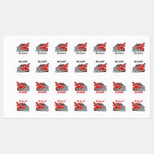 セミトラック ラベル (シート)