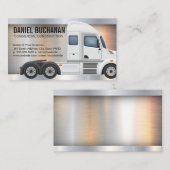 セミトラック | 側面ビュー | 物流流通 名刺 (正面/裏面)