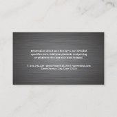 セミトラック |工業用 |物流 名刺 (裏面)