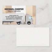 セミトラック |引越し業者 |ボックスの移動 名刺 (正面/裏面)