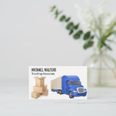 セミトラック | 引越し業者 | Boxes名刺 名刺 (スタンド正面)