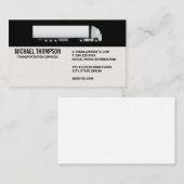 セミトラック | 物流輸送 名刺 (正面/裏面)