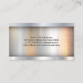 セミトラック | 金ゴールドメタリックロゴ 名刺 (裏面)