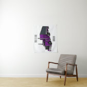 セミトレーラートラック漫画イラストレーション タペストリー (インサイチュ)