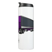 セミトレーラートラック漫画イラストレーション タンブラー (回転右)