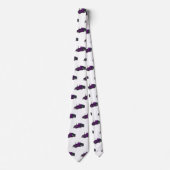 セミトレーラートラック漫画イラストレーション ネクタイ (正面)