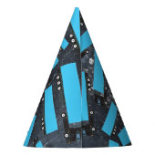 セミトレーラートラック輸送トラック誕生日 パーティーハット (裏面)