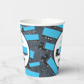 セミトレーラートラック輸送トラック誕生日 紙コップ (左)