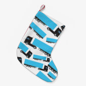 セミトレーラートラック輸送トラック スモールクリスマスストッキング (正面 (吊り時))