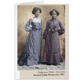 セミノル族のインドの女性ヴィンテージのネイティブアメリカン