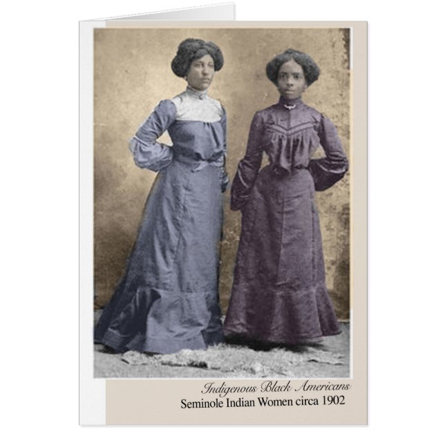 セミノル族のインドの女性ヴィンテージのネイティブアメリカン (正面)