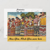 セミノールFt.フロリダマイヤーズ ポストカード (正面/裏面)