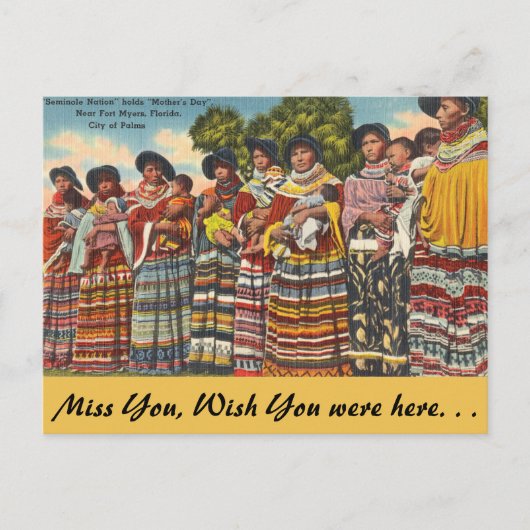 セミノールFt.フロリダマイヤーズ ポストカード (正面)