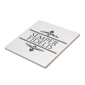 セミパーフィデリス タイル (側面)