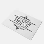 セミパーフィデリス ドアマット (アングル)