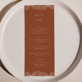 セミフローラ焼きオレン結婚ジのディナーメニュー メニュー