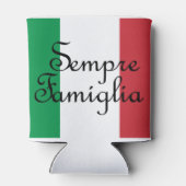 セミプリファミリアイタリアンと国旗の色 缶クーラー (裏面)