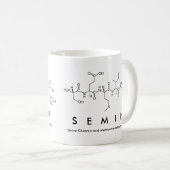 セミペプチド名mug コーヒーマグカップ (正面右)